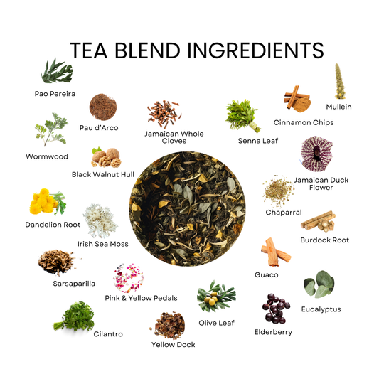 Supresión de HSV 1 y 2: Protocolo de 4 pasos (Paquete de té Nu'Vital)