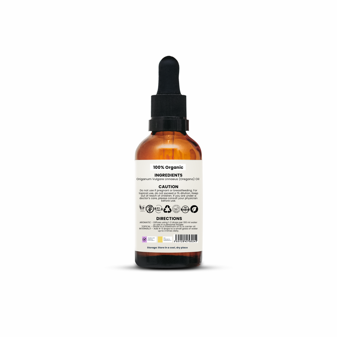 Organic Oil Of Oregano- 93% Carvacrol