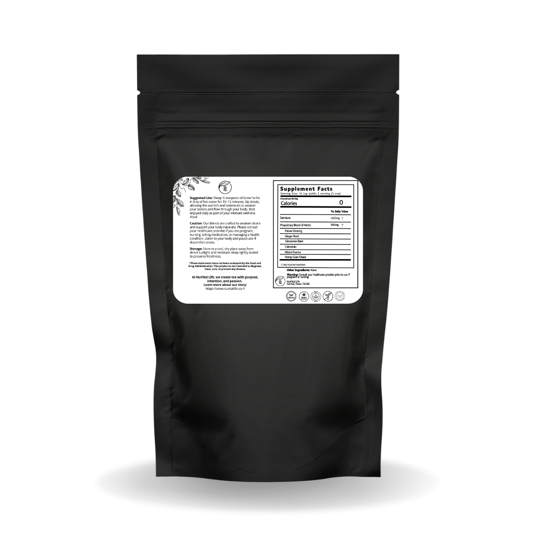 HIM -  Erectile Function, Pre-Ejaculation, Blood Flow and Desire (Kings Tea)